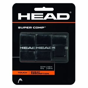 Vrchná omotávka - HEAD-SUPER COMP Black Čierna