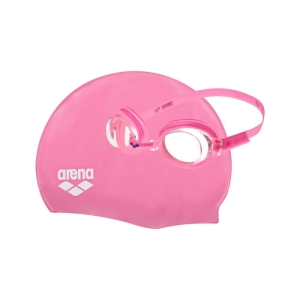 Juniorské plavecký set čiapka a okuliare - ARENA-Arena Pool set Jr. Pink Ružová