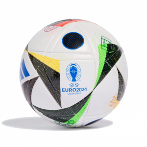Futbalová lopta - ADIDAS-EURO24 LGE BOX WHITE/BLACK/GLOBLU Biela 5