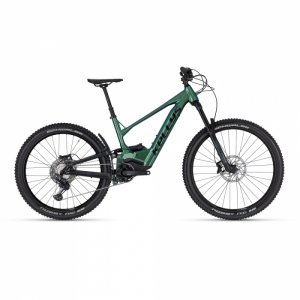  - Celoodpružený elektrobicykel Kellys Theos R30 P 29"/27,5" - model 2023 Magic Green - M (17", 160-175 cm)