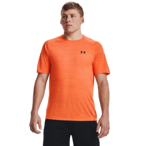 Pánske tréningové tričko s krátkym rukávom - UNDER ARMOUR-UA Tiger Tech 2.0 SS-ORG-GHL Oranžová L