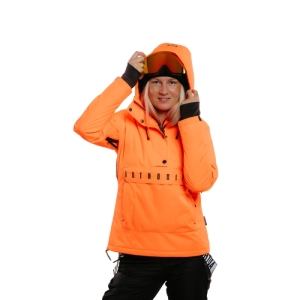 Dámska lyžiarska bunda - AUTHORITY-SJ-DOPEA W neon orange Oranžová XXL 2023