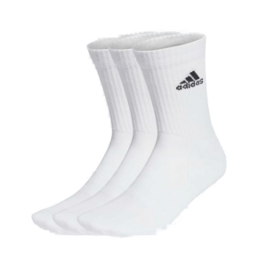 Ponožky - ADIDAS-CUSH CRW 3PP-WHITE/BLACK Biela 46/48