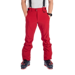 Pánske lyžiarske nohavice - NORTHFINDER-LLOYD-307-darkred Červená XXL