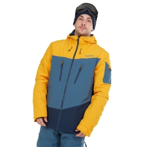 Pánska lyžiarska bunda - FUNDANGO-Privet Allmountain Jacket-260-mango Oranžová XXL
