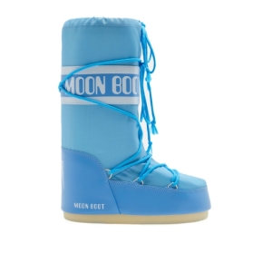 Dámske vysoké zimné topánky - MOON BOOT-Icon Nylon alaskan blue Modrá 39/41