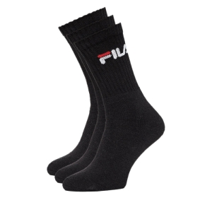 Ponožky - FILA-F9505 SOCKS 3-PACK 200-Black Čierna 43/46