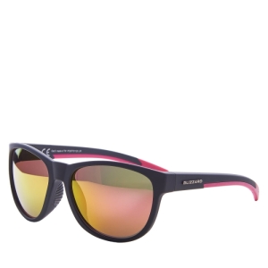 Športové okuliare - BLIZZARD-Sun glasses PCSF701120, rubber dark grey, 64-16-133 Šedá 64-16-133