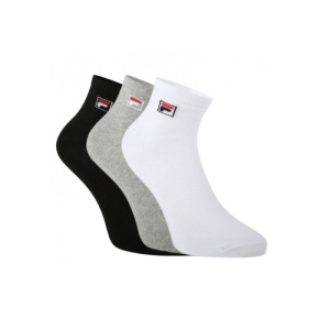 Ponožky - FILA-F9303 SOCKS QUARTER PLAIN 3 PACK-700 CLASSIC Mix 39/42