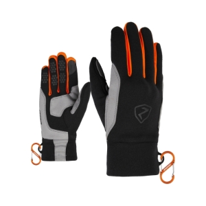 Lyžiarske rukavice - ZIENER-GUSTY TOUCH glove mountaineering Čierna 7,5