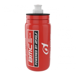 Fľaša na bicykel - ELITE-FLY BMC PRO TRIATHLON TEAM 550ml Červená 0,55L