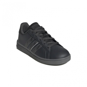 Juniorská rekreačná obuv - ADIDAS-Grand Court Camouflage carbon/grey four/core black Čierna 40