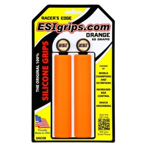 Rukoväte na riadidlá - ESI-Racers Edge Orange Oranžová