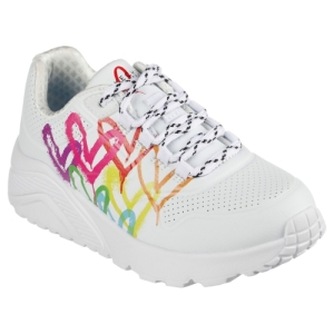 Dievčenská rekreačná obuv - SKECHERS-Uno Lite Love Brights white Biela 35