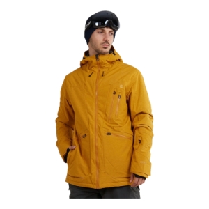 Pánska lyžiarska bunda - FUNDANGO-Decatur Jacket-261-mango melange Oranžová XXL