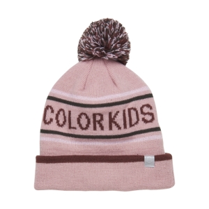 Juniorská zimná čiapka - COLOR KIDS-Hat logo CK, zephyr Červená 52cm