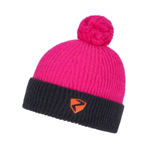 Juniorská zimná čiapka - ZIENER-IKEN junior hat, bright pink Ružová 52/58cm 22/23