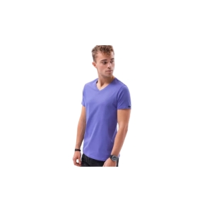 Pánske tričko s krátkym rukávom - OMBRE-T-shirt SS-S1369-V12-VIOLET Fialová S