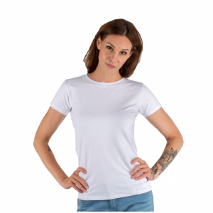 Dámske tričko s krátkym rukávom - AUTHORITY-T-BASIC_W_white Biela XL