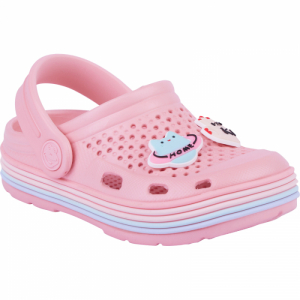 Dievčenské kroksy (rekreačná obuv) - COQUI-Lindo + Amulet baby pink Ružová