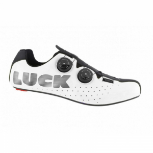 Cyklistické tretry - LUCK-PILOT road cycling shoes White Biela 44 2023