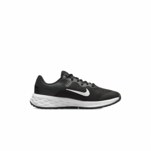 Juniorská športová obuv (tréningová) - NIKE-Revolution 6 black/dark smoke grey/white Čierna 40