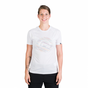 Dámske turistické tričko s krátkym rukávom - NORTHFINDER-LYNDA-377-white Biela L