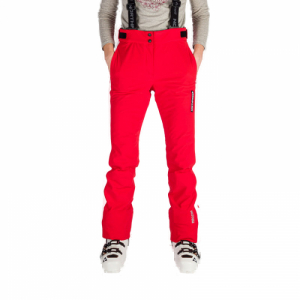 Dámske lyžiarske nohavice - NORTHFINDER-MARIAN-360-red Červená XL