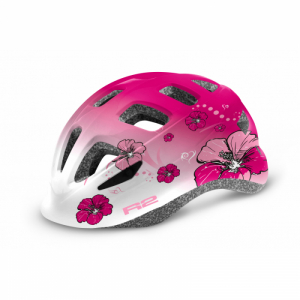 Detská cyklistická prilba - R2-BUNNY - white, pink Ružová 48/52 cm 2023