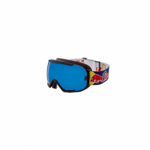 Lyžiarske okuliare - RED BULL SPECT-SHELTER-001, matt black/blue snow-smoke with blue Flash, SMU Čierna