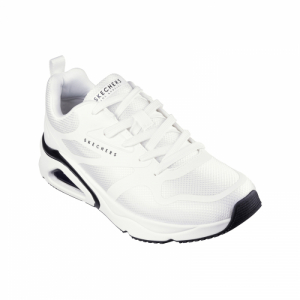 Pánska rekreačná obuv - SKECHERS-Tres Air Uno Revolutionairy white Biela 43
