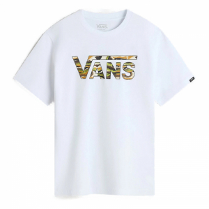 Chlapčenské tričko s krátkym rukávom - VANS-BY CLASSIC LOGO FILL BOYS-White Biela S