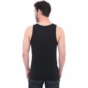 Pánske tričko bez rukávov - VANS-MN CLASSIC TANK-BLACK-WHITE Čierna S 2