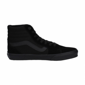 Pánska vychádzková obuv - VANS-MN Filmore HI (Suede/Canvas) black/black Čierna 45