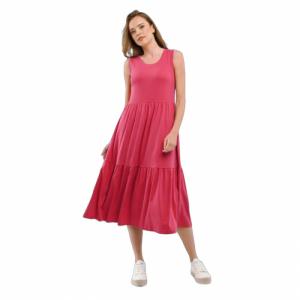 Dámske šaty - VOLCANO-G-NILA-401-PINK Ružová XL